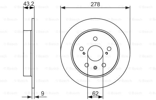 Brake Disc 0986479047 - image 2