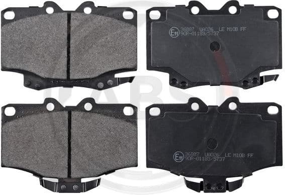 Brake Pad Set, disc brake 36887