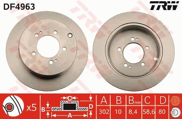 Brake Disc DF4963
