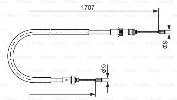 Cable Pull, parking brake 1987477587 - image 2