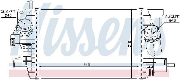 Charge Air Cooler ** FIRST FIT ** 96574