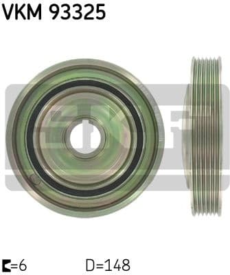 Belt Pulley, crankshaft VKM 93325