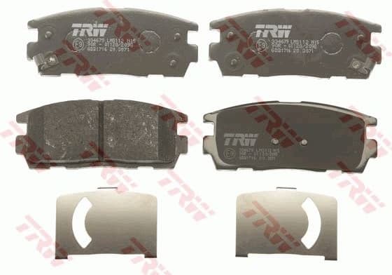 Brake pads rear, Top Quality GDB1716 - image 2