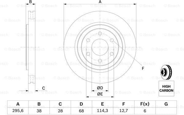 Brake Disc 0986479356 - image 5