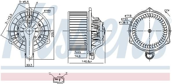 Interior Blower 87335