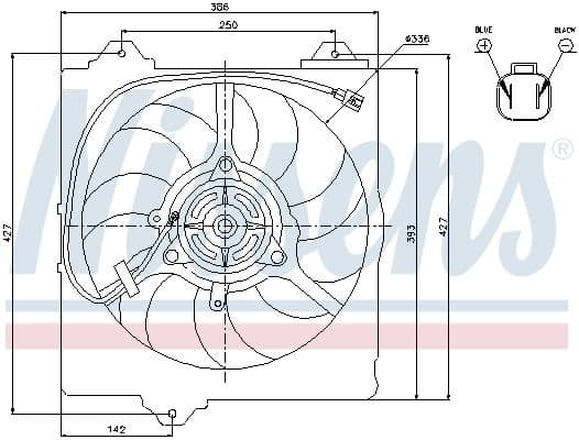 Fan, engine cooling 85242