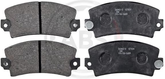 Brake Pad Set, disc brake A.B.S. 36042/2