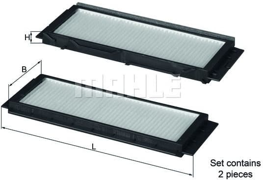 Filter cabin LA501/S - image 2