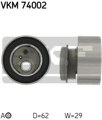 Tensioner Pulley, timing belt VKM 74002