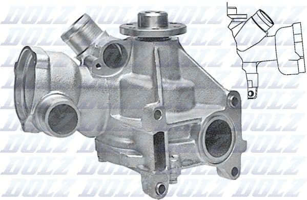 Water Pump, engine cooling M174