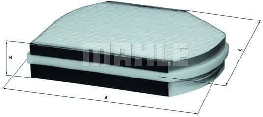 Filter cabin LA37 - image 2