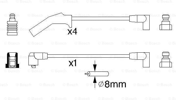 Ignition Cable Kit 0986356724 - image 5