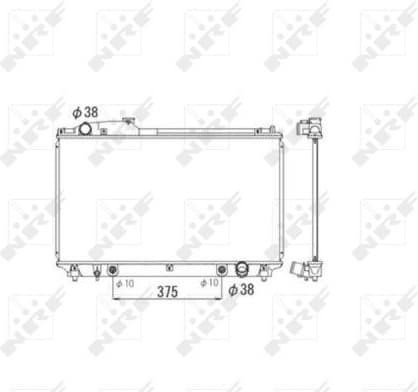 Radiator, engine cooling 53584 - image 2