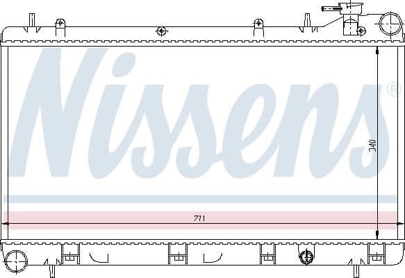 Radiator, engine cooling 64185 - image 2
