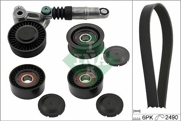 V-ribbed Belt Set 529020910