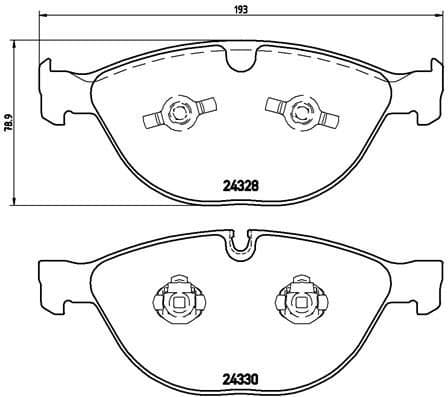 Brake Pad Set, disc brake PRIME LINE P06066