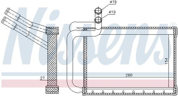 Heat Exchanger, interior heating 77635