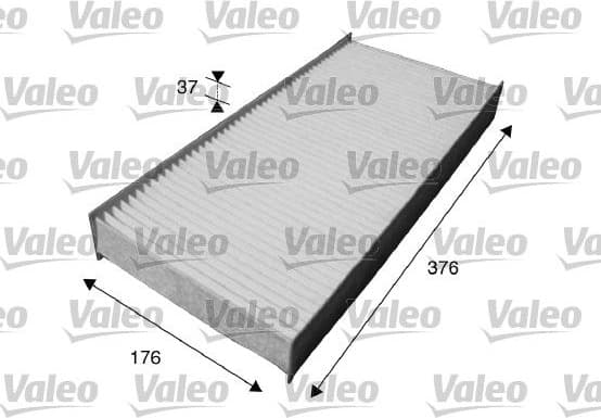 Filter, cabin air VALEO ESSENTIAL 715614