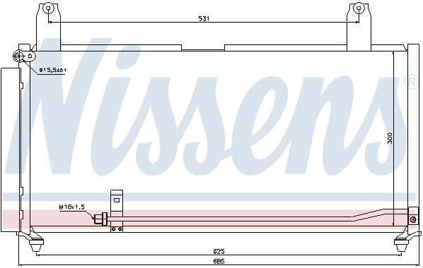 Condenser, air conditioning 940080
