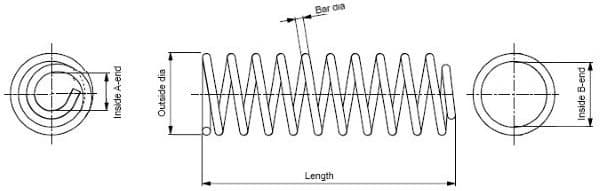 Suspension Spring MONROE SPRINGS SP3900