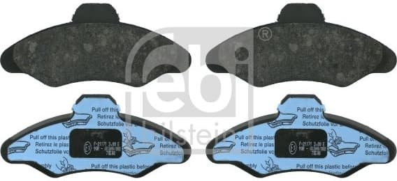 Brake Pad Set, disc brake 16038