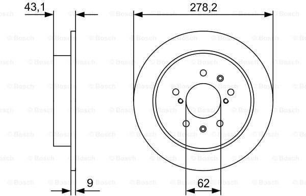 Brake Disc 0986479D34 - image 5