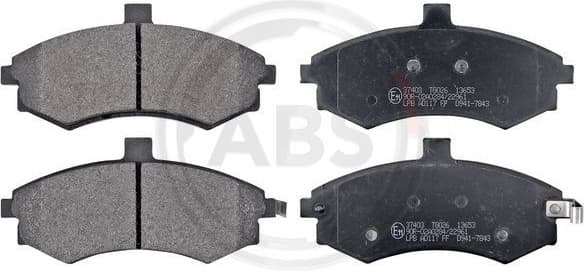 Brake Pad Set, disc brake 37403