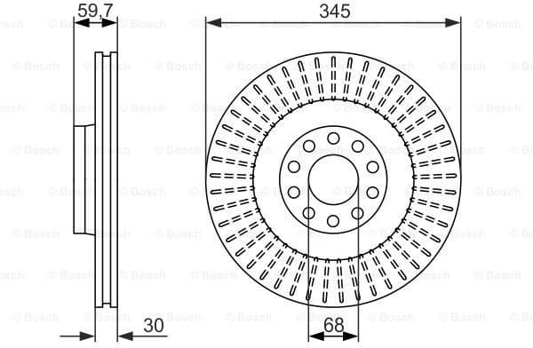 Brake Disc 0986479589 - image 2