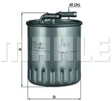 Filter diesel fuel KL155/1