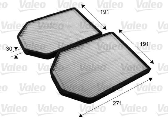 Filter, cabin air VALEO ESSENTIAL 698790
