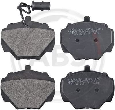 Brake Pad Set, disc brake A.B.S. 36125/1
