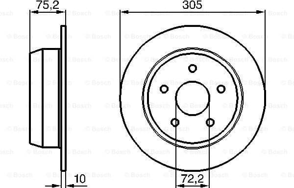 Brake Disc 0986478771 - image 5