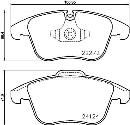 Brake Pad Set, disc brake PRIME LINE P36030