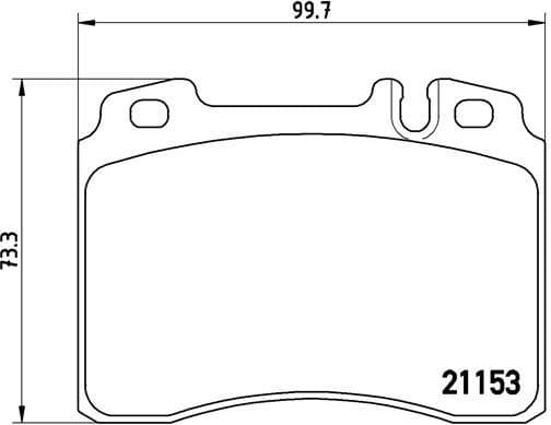 Brake Pad Set, disc brake PRIME LINE P50022