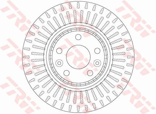 Brake disc, 1pcs FRONT, Top Quality DF6208S