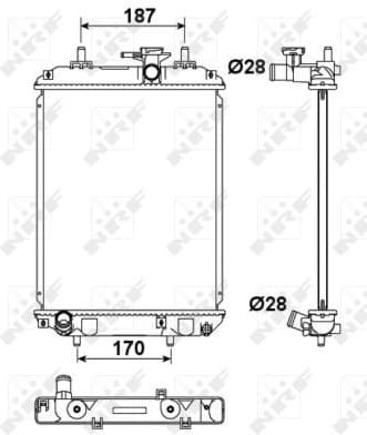 Radiator, engine cooling 53187 - image 2