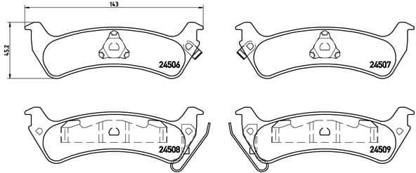 Brake Pad Set, disc brake PRIME LINE P37012