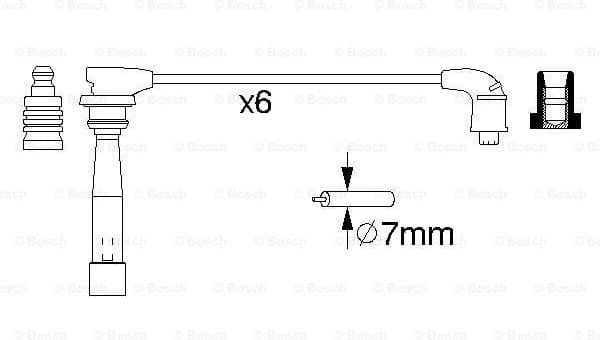Ignition Cable Kit 0986356992 - image 5