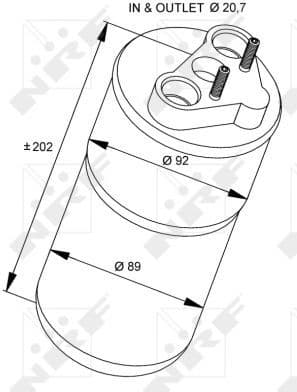 Dryer, air conditioning EASY FIT 33318