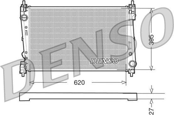 Radiator, engine cooling DRM09112