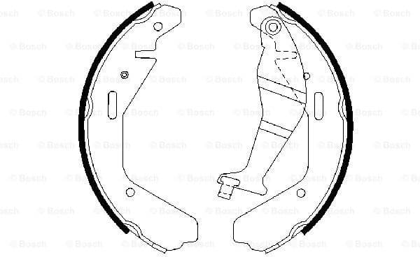 Brake Shoe Set 0986487707