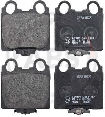 Brake Pad Set, disc brake 37258
