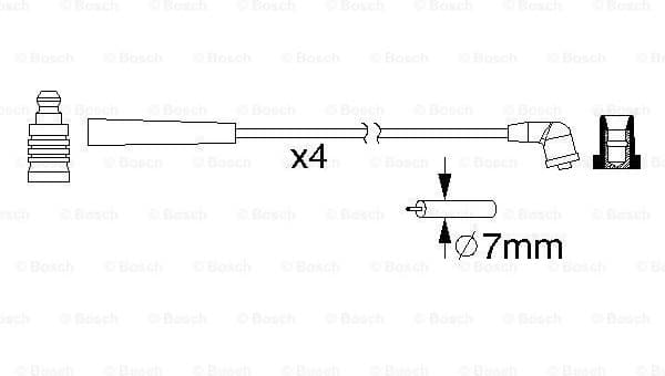 Ignition Cable Kit 0986357195 - image 5