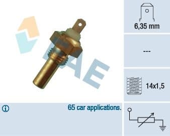 Sensor, coolant temperature 31290