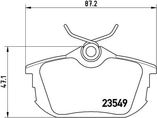 Brake Pad Set, disc brake PRIME LINE P54023