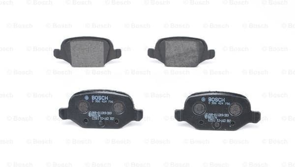 Brake Pad Set, disc brake 0986424756 - image 3
