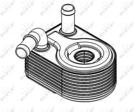 Oil Cooler, engine oil EASY FIT 31069