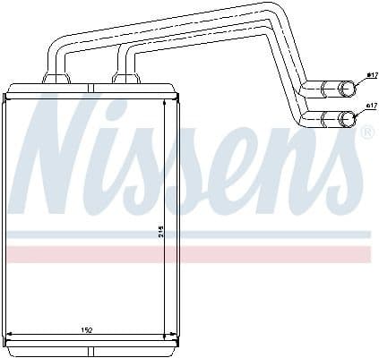 Heat Exchanger, interior heating 77612