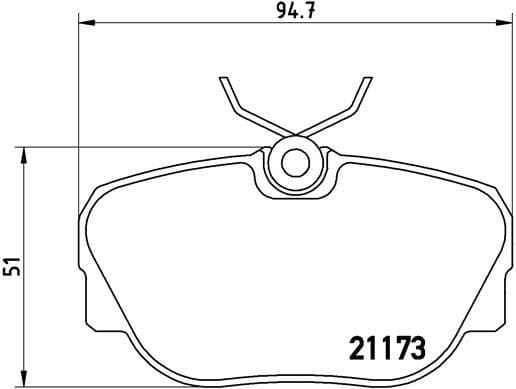 Brake Pad Set, disc brake PRIME LINE P06010