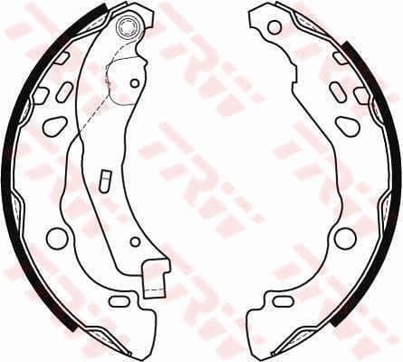 Brake shoes, Top Quality GS8455 - image 2